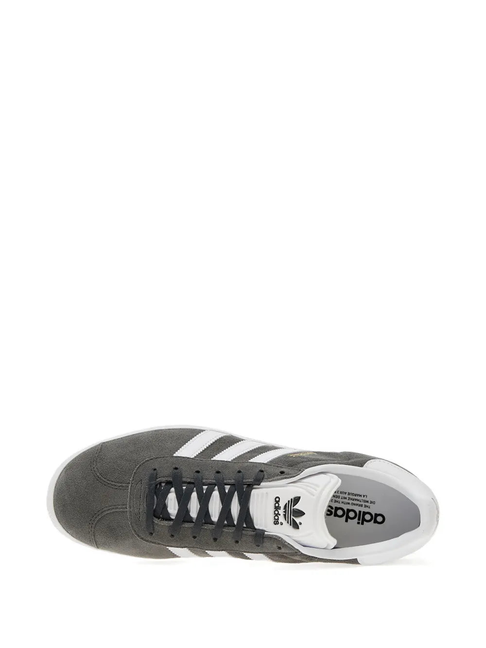 Gazelle Solid Grey Low-Top Sneakers