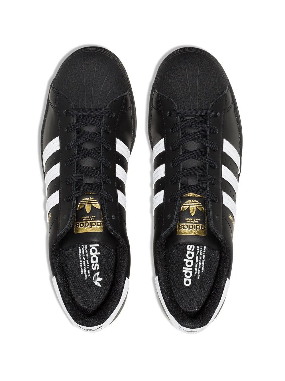 Superstar Black/White Low-Top Sneakers