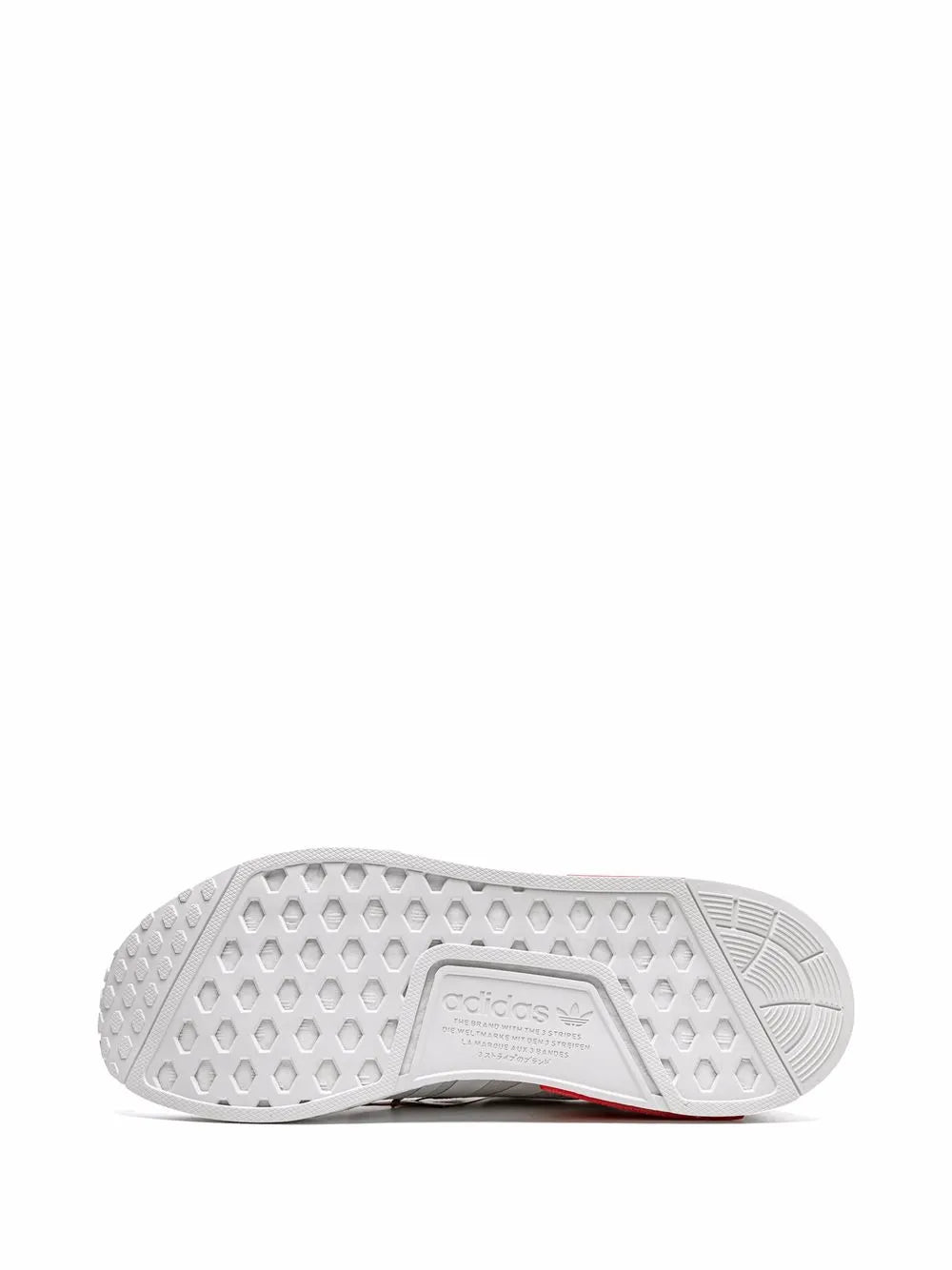 Nmd_R1 White/White/Blue Sneakers