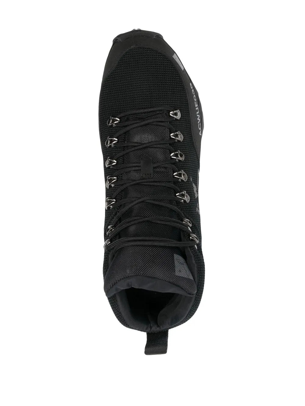 Logo-Print Mesh High-Top Sneakers