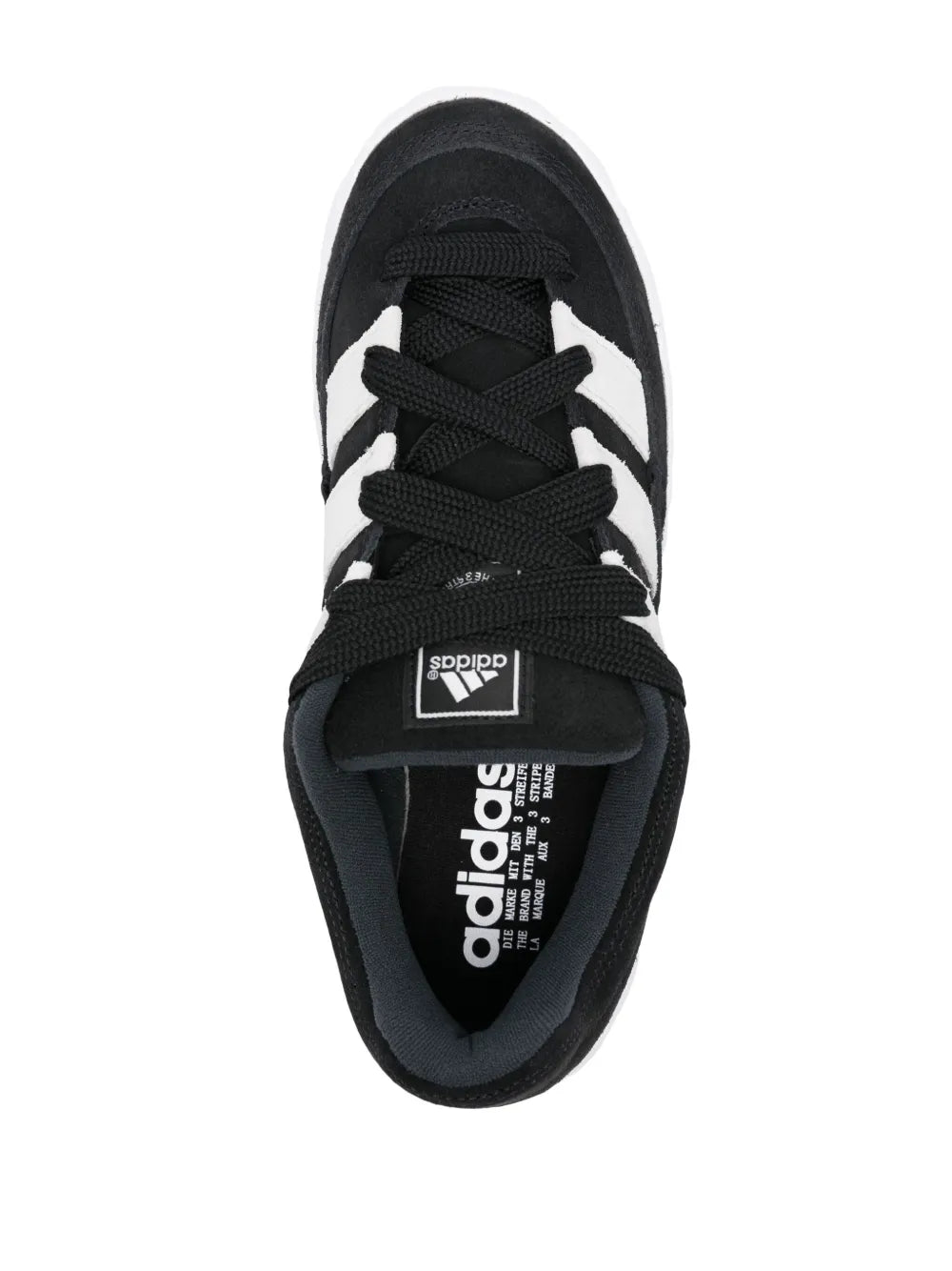 Adimatic Embroidered-Logo Sneakers
