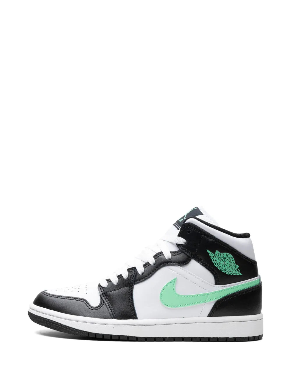 1 Mid Green Glow Sneakers