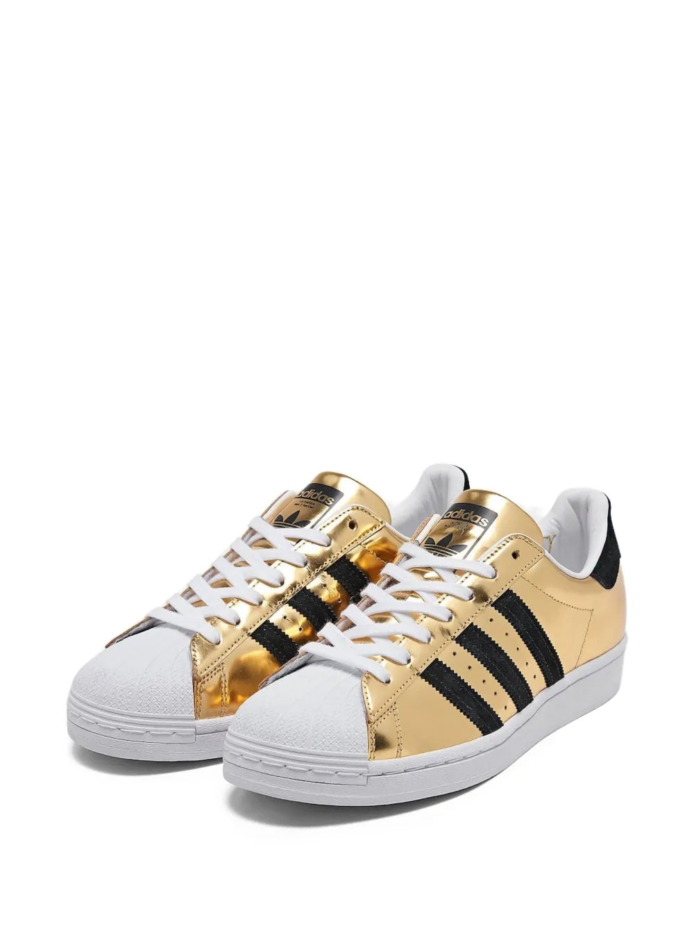 Superstar 50Th Anniversary Liquid Gold Sneakers
