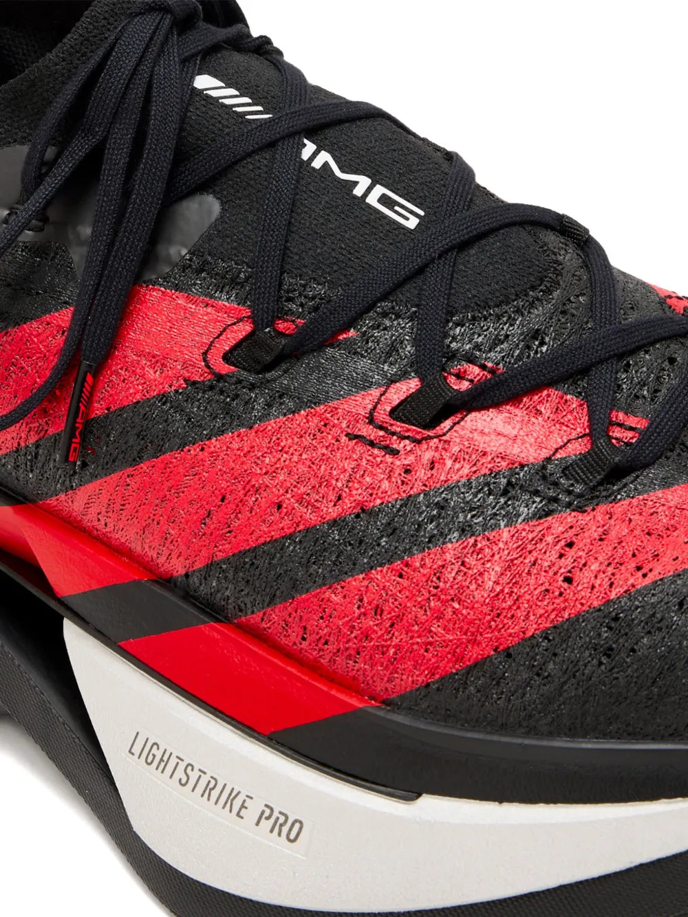 Adizero Prime X3 Strung Amg Striped Lace-Up Sneakers
