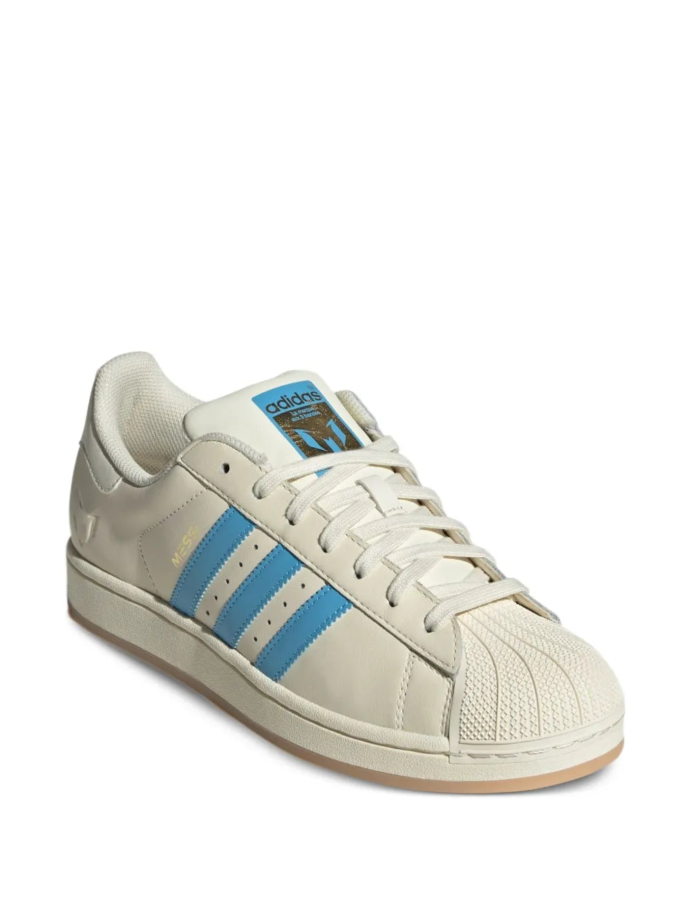 Superstar Lionel Messi Cream White/Semi Blue Burst Sneakers