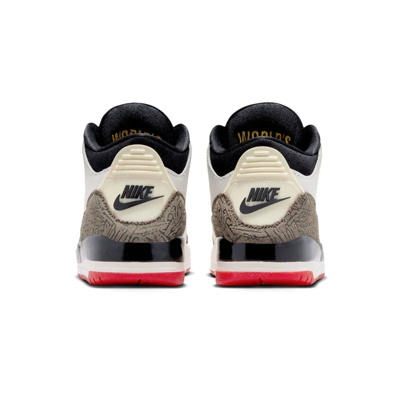 Air Jordan 3 Retro "World's Best Dad" - Youth Sneakers