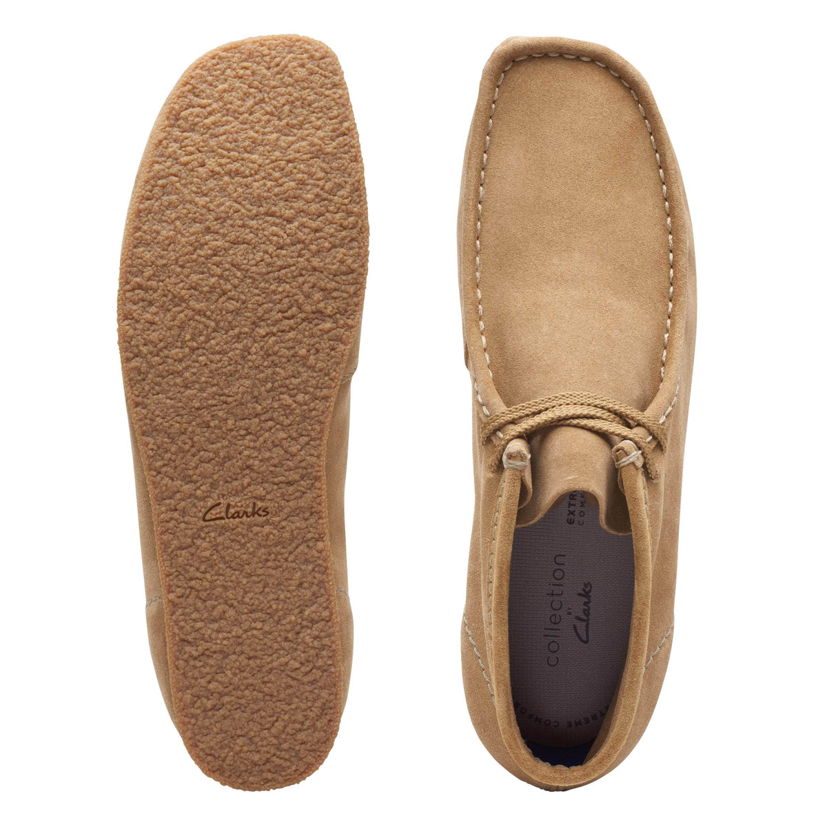 Clarks Shacre Boot Dark Sand Suede - Men's