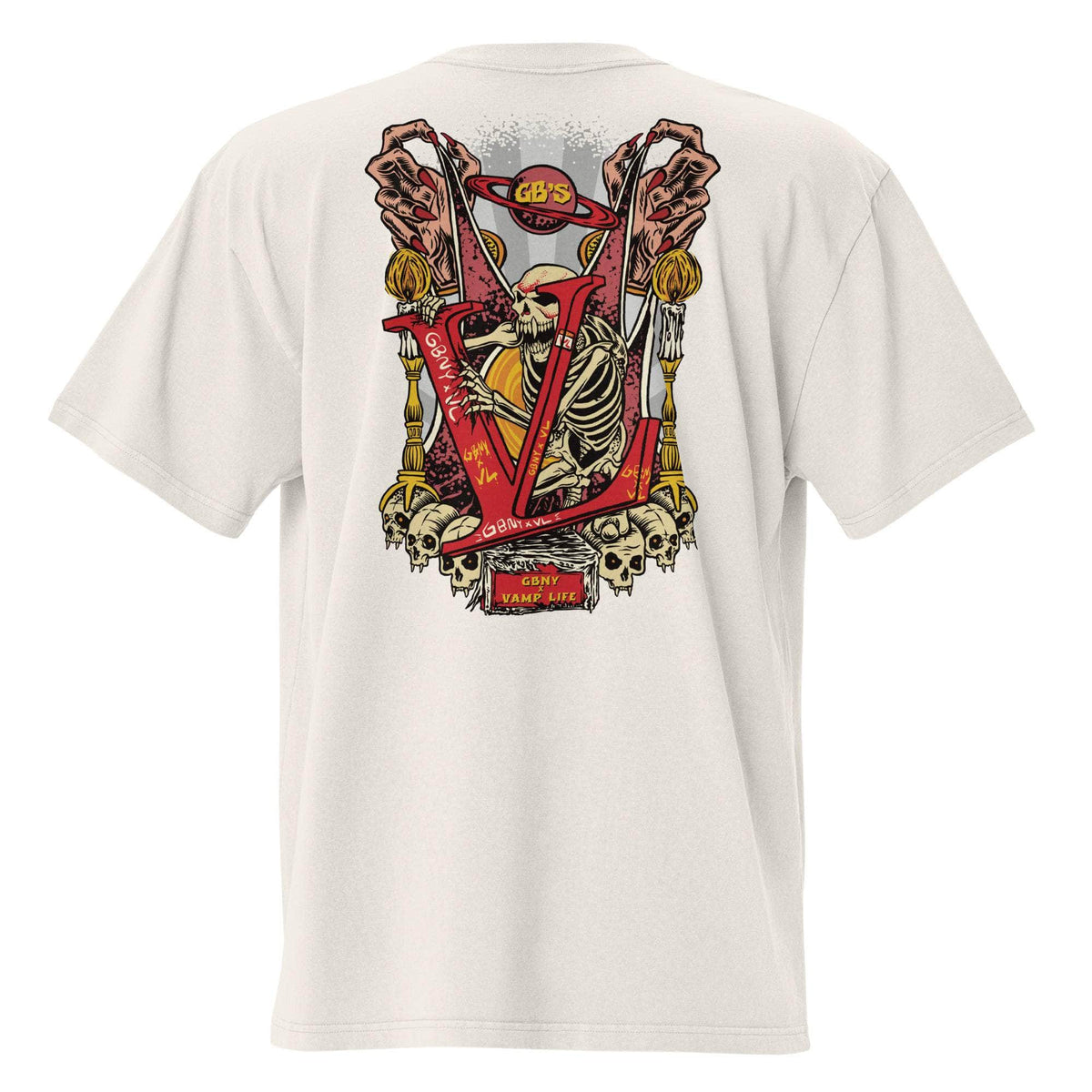 Vamp Life X GBNY "Graveyard" Oversized T-shirt - Men's