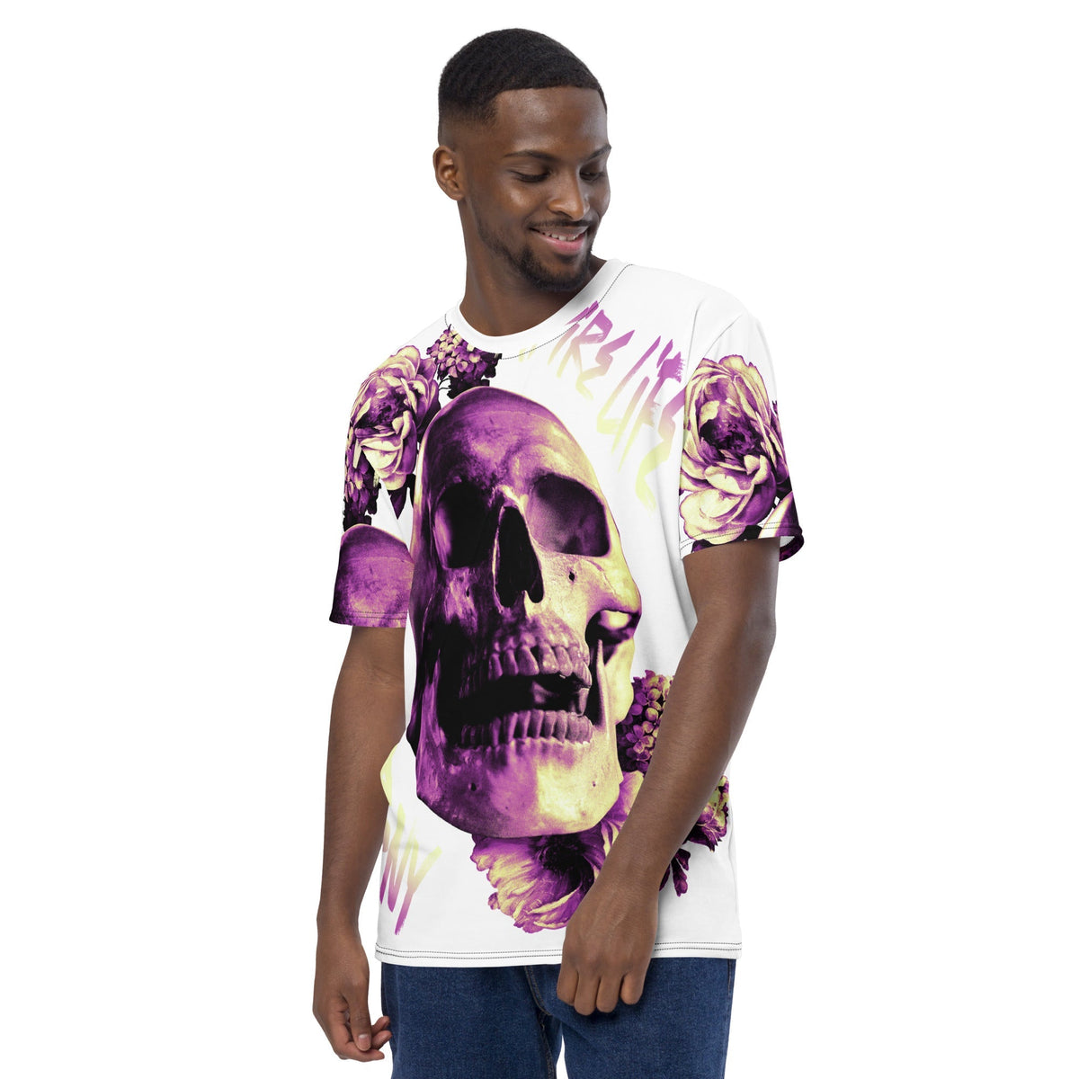 Vamp Life X GBNY "Rising Skull" All Over Print T-shirt - Men's