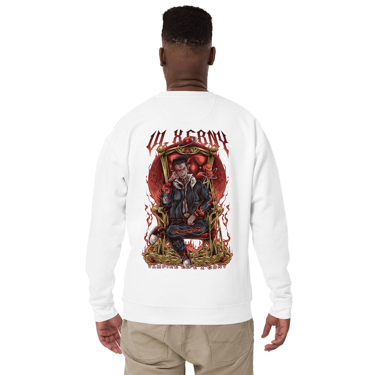Vamp Life X GBNY "Vampires Throne" Premium Sweatshirt - Men's