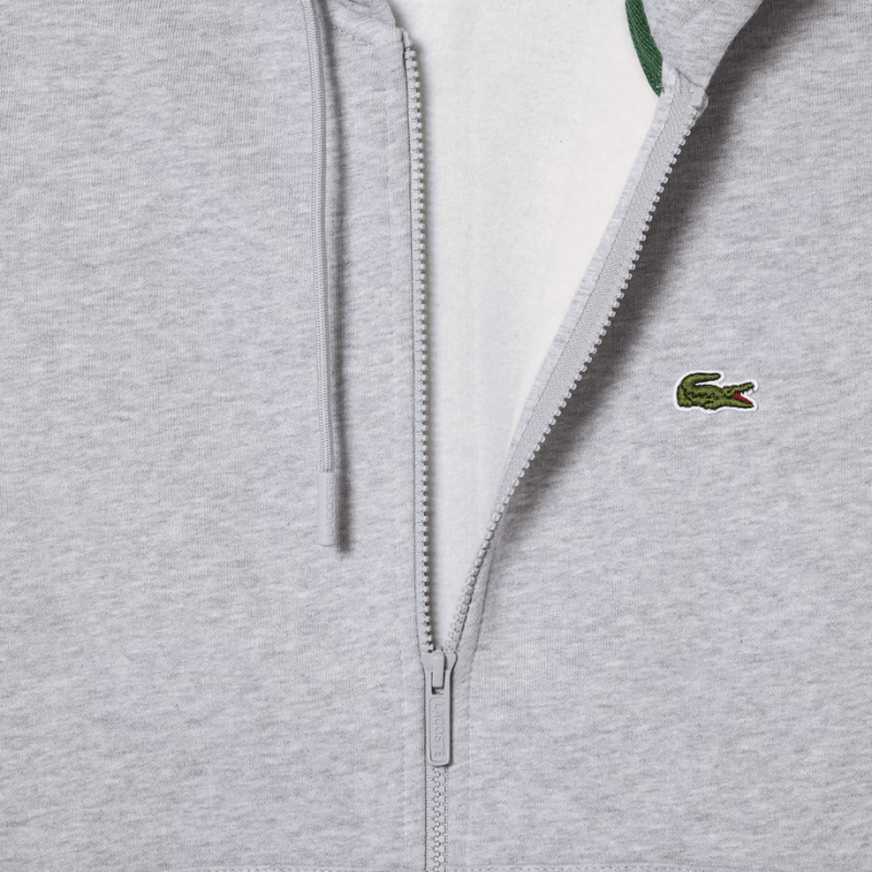 Lacoste Fleece Zip-Up Hoodie - Men's