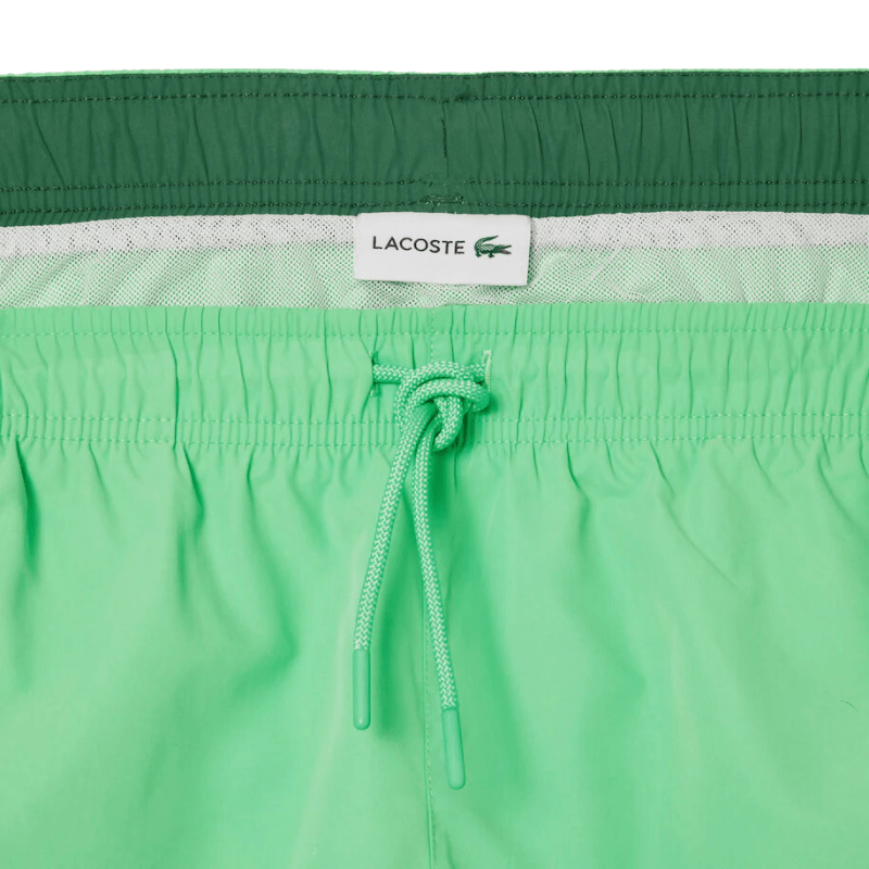 Lacoste Lightweight Monochrome Swim Trunks - Men's