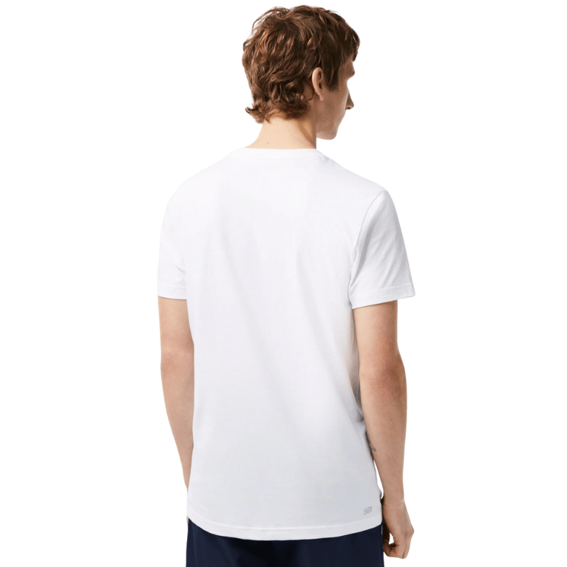 Lacoste Sport Regular Fit T-Shirt With Contrast Branding - Men's