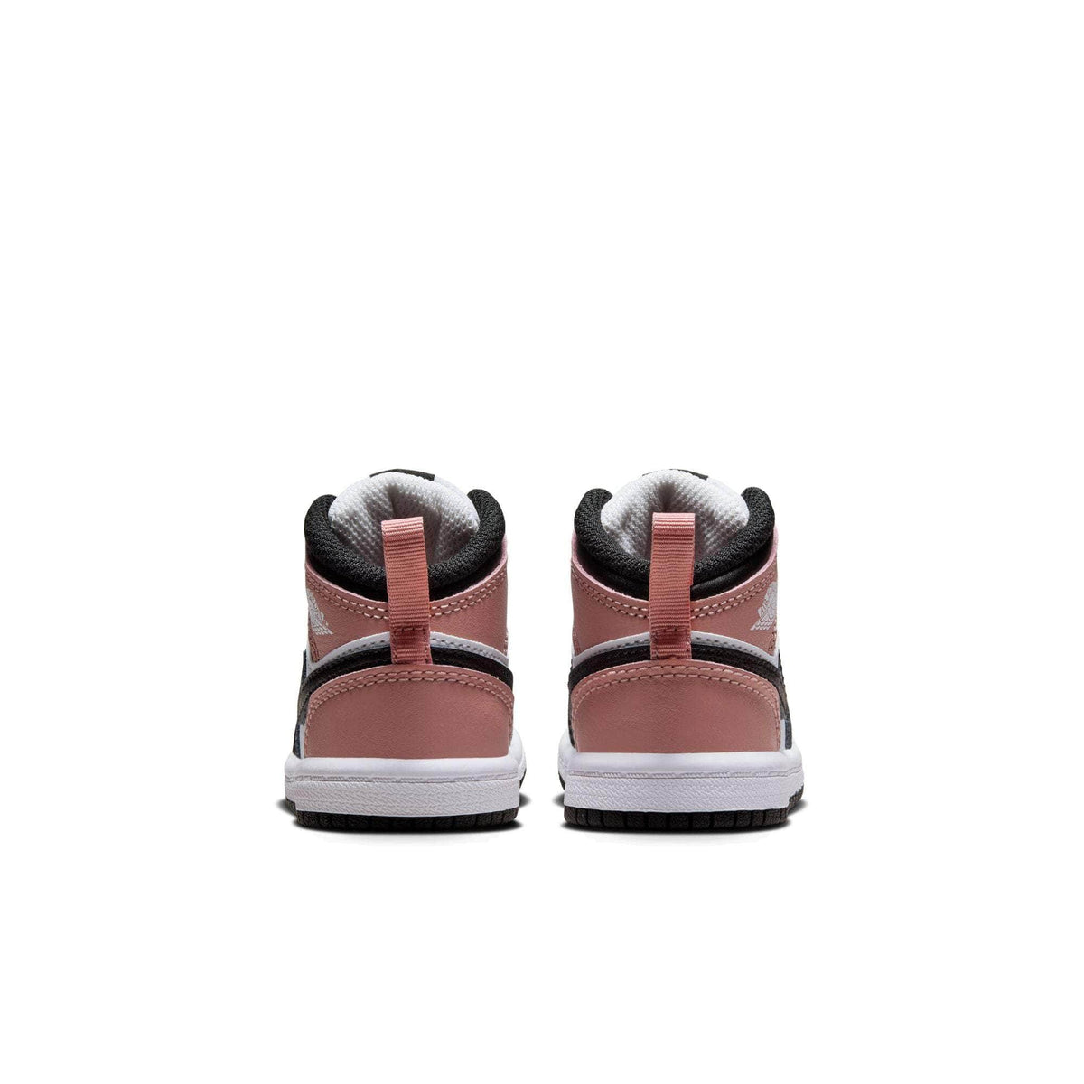 Air Jordan 1 Mid "White Rust Pink Black" - Toddler