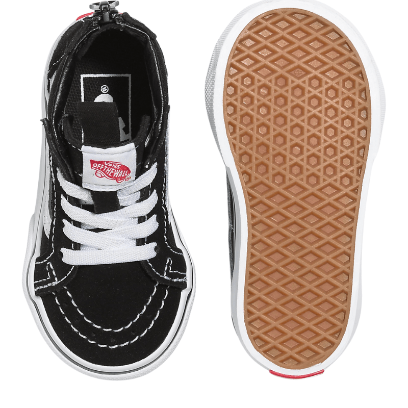 Vans Sk8-Hi Zip Shoe 'Black' - Toddler's