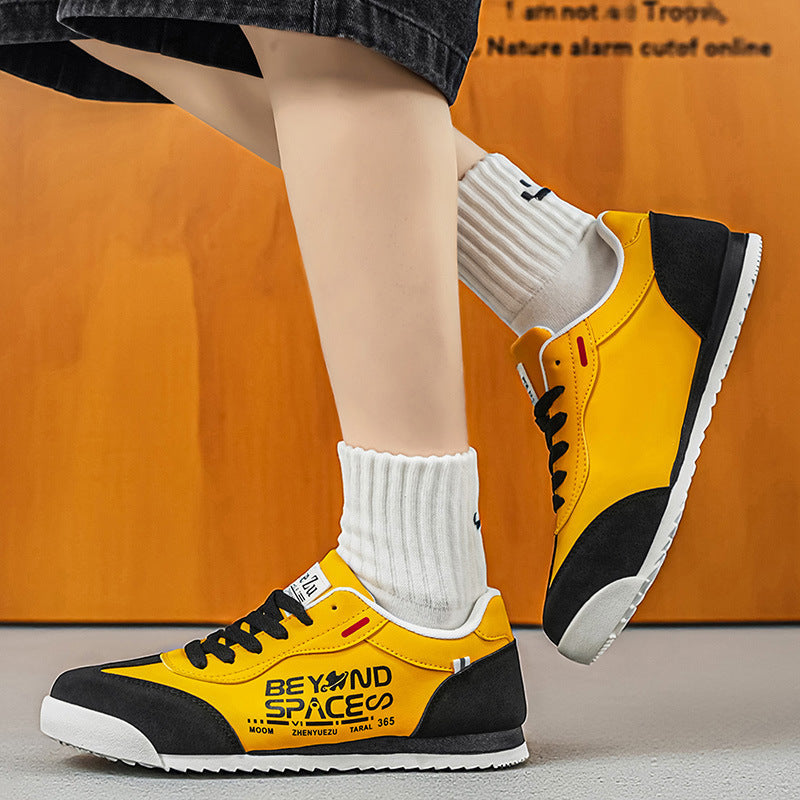 Retro Mens Casual Minimalist Flat Shoes Breathable And Lightweight