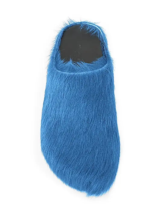 Marni 'Fussbett Sabot' Blue Slides