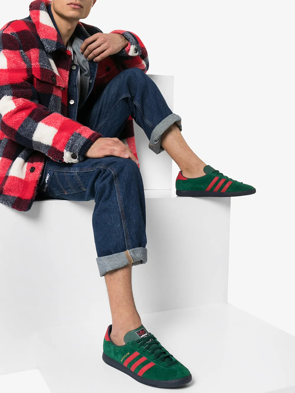 Blackburn Spzl Collegiate Green/Scarlet Sneakers
