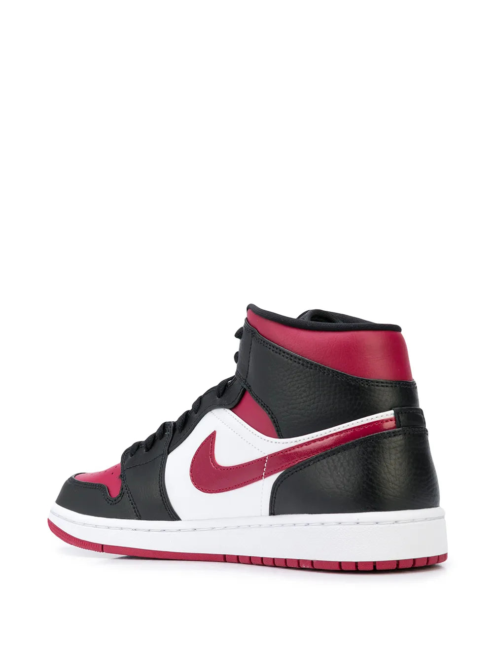 1 Mid Bred Toe Sneakers
