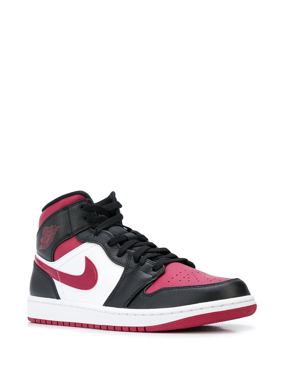 1 Mid Bred Toe Sneakers