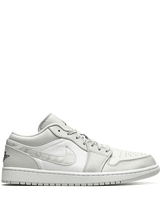 1 Low White Camo Sneakers
