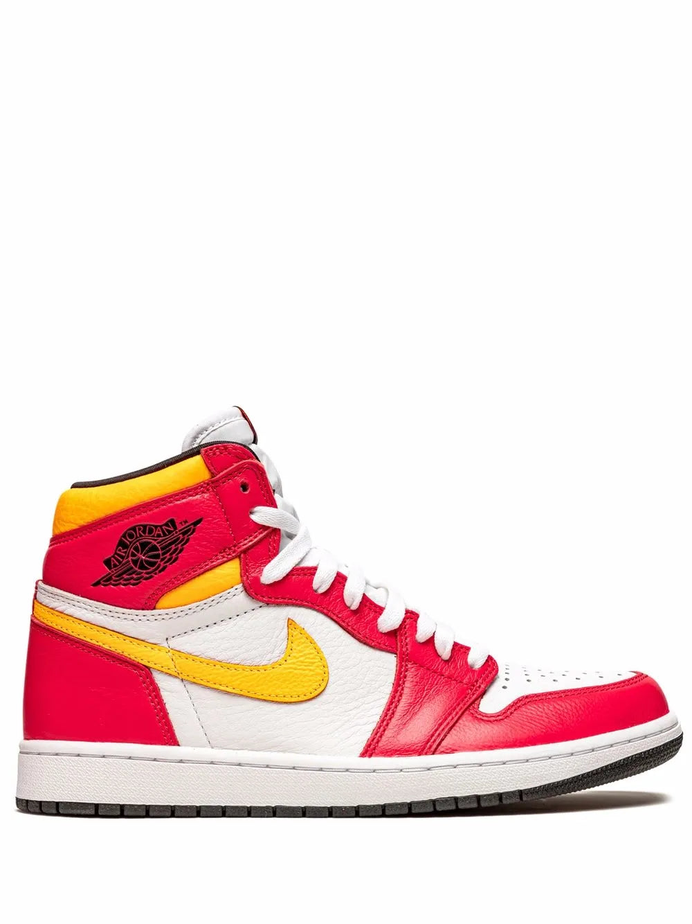 1 High Og Light Fusion Red Sneakers