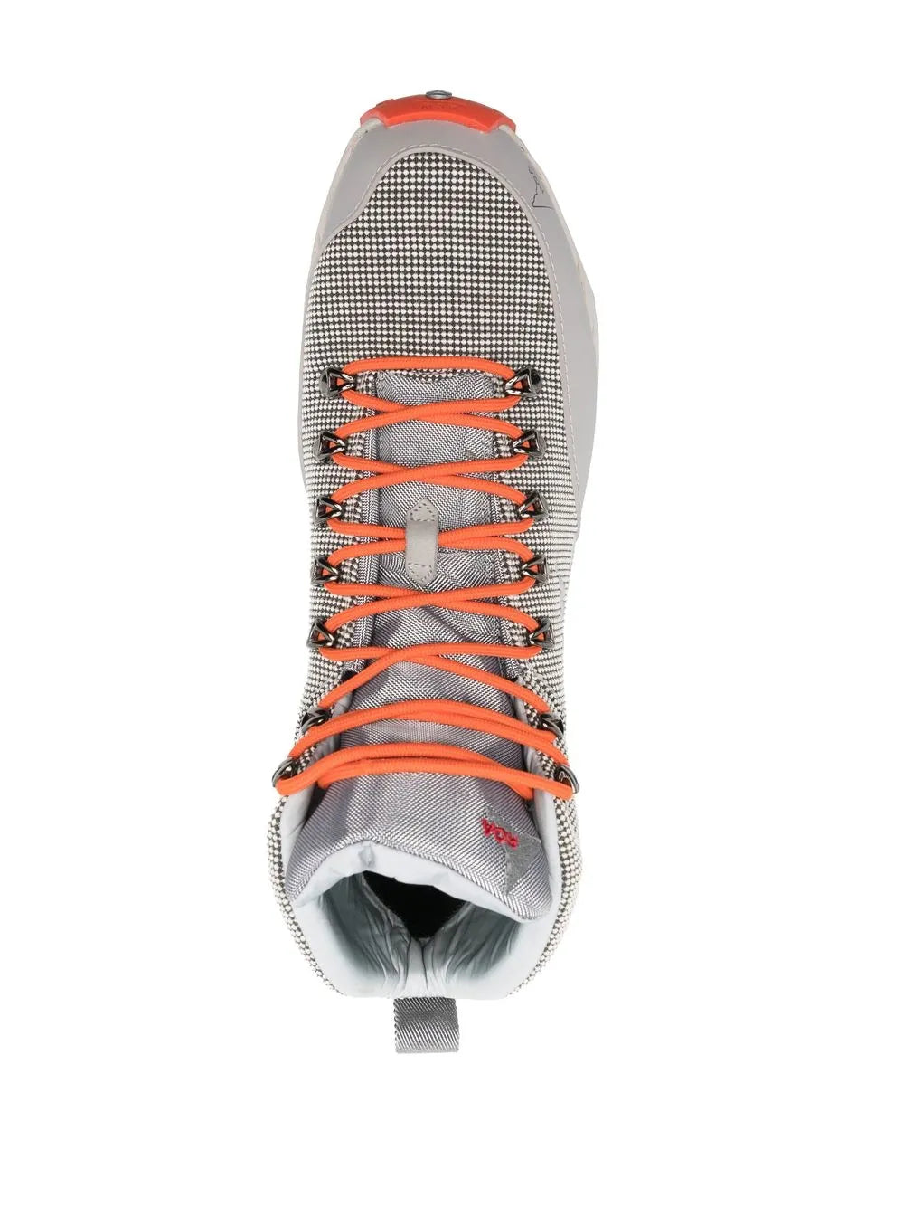 Logo-Print Mesh High-Top Sneakers