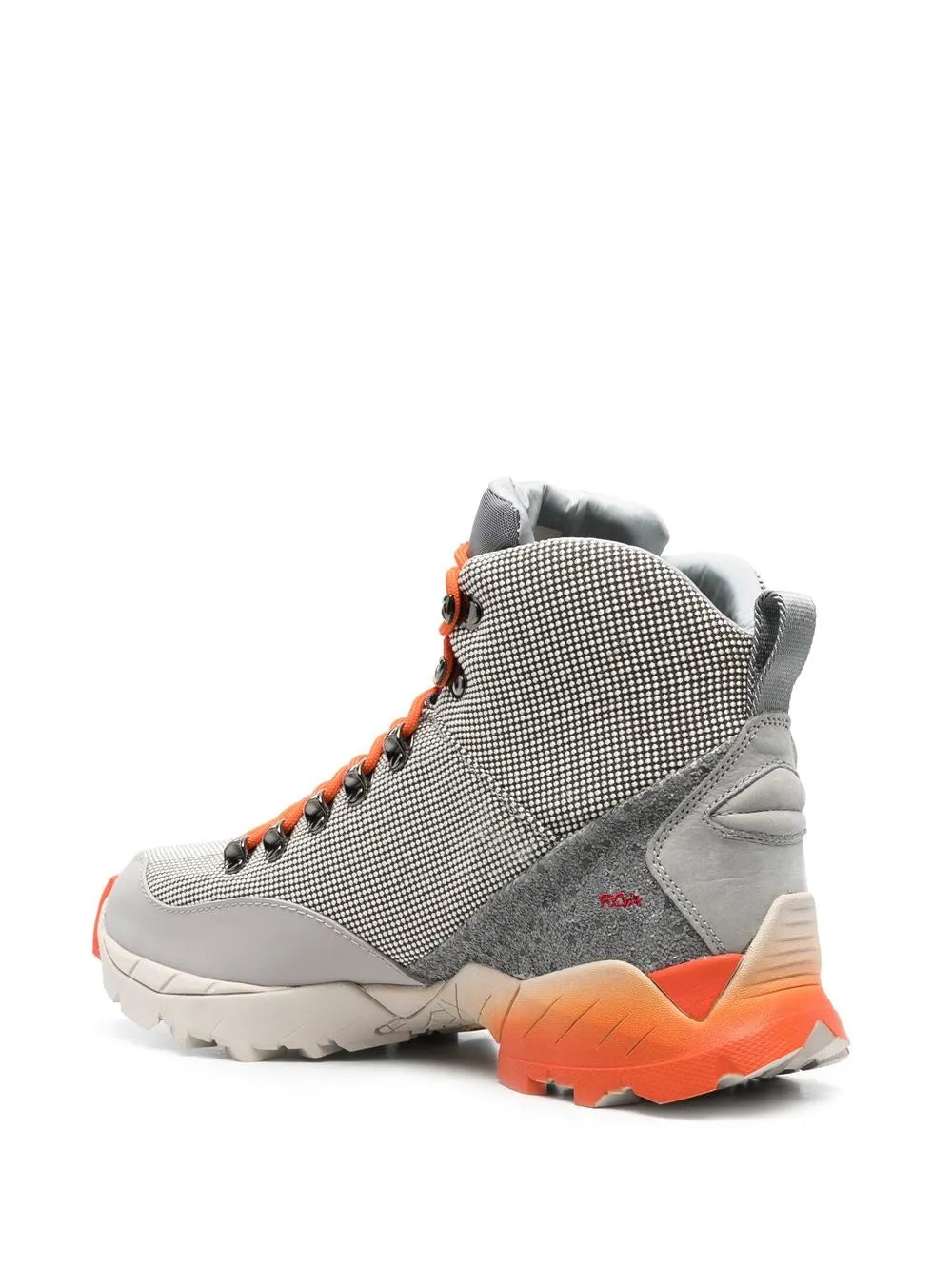 Logo-Print Mesh High-Top Sneakers