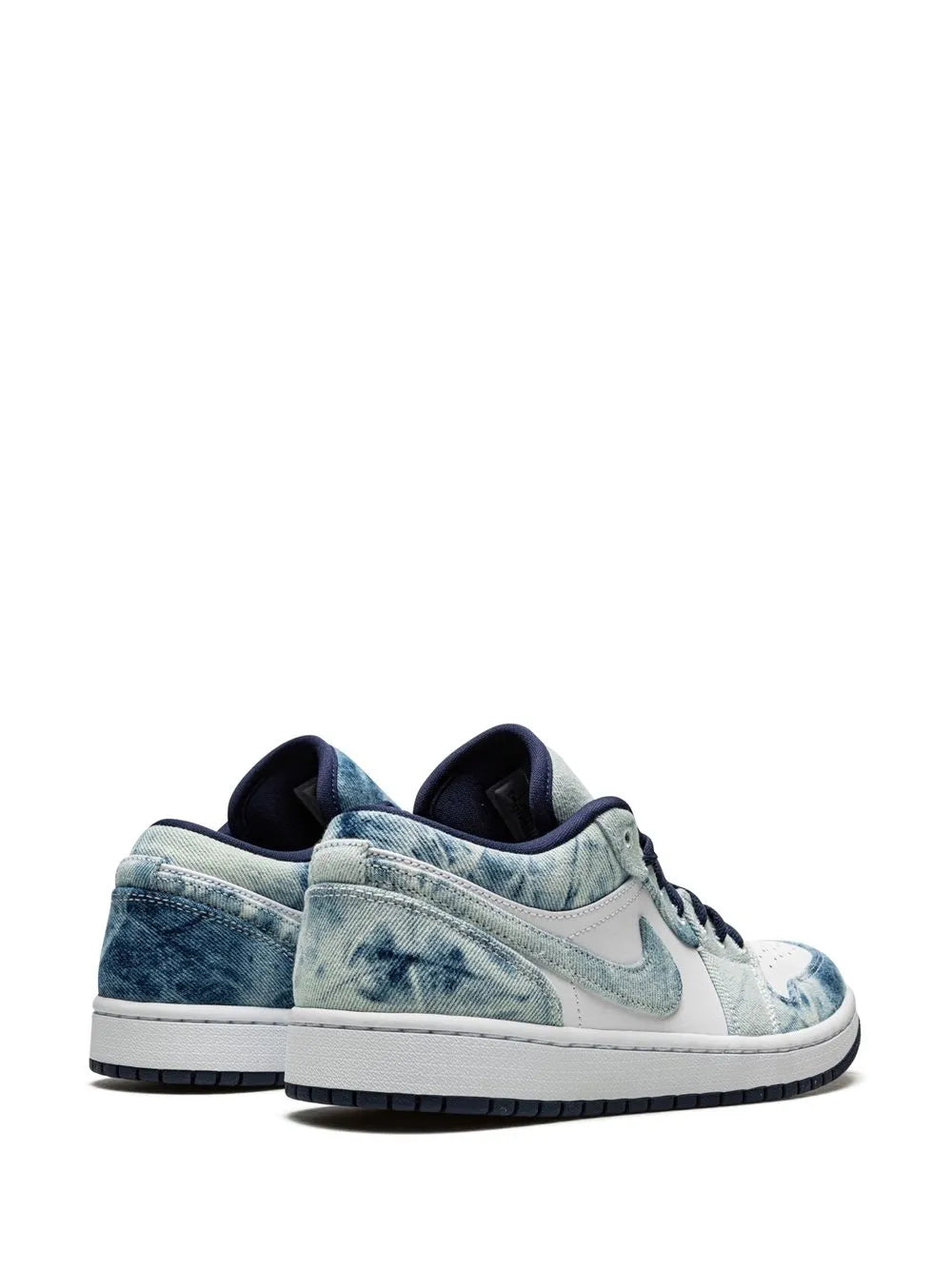 1 Low Se Washed Denim Sneakers