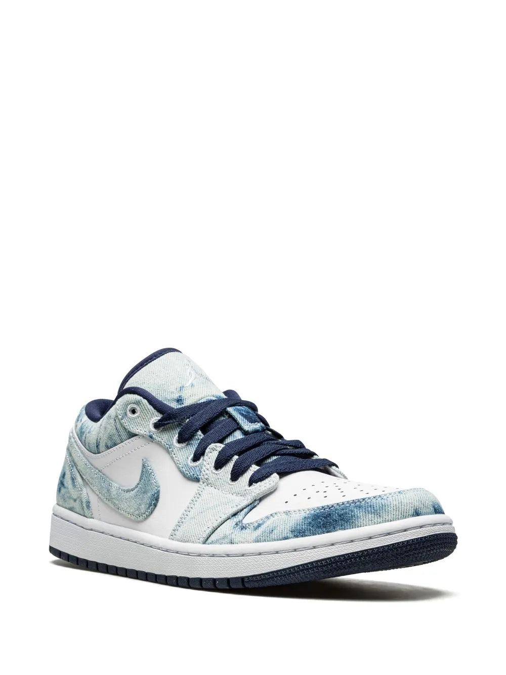 1 Low Se Washed Denim Sneakers