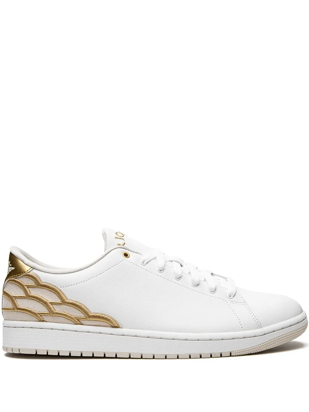 1 Centre Court White/Metallic Gold/Light Ore Sneakers