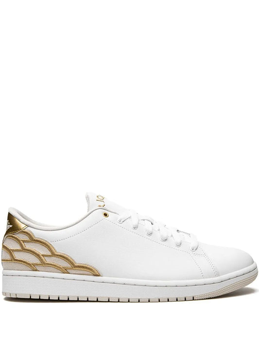 1 Centre Court White/Metallic Gold/Light Ore Sneakers