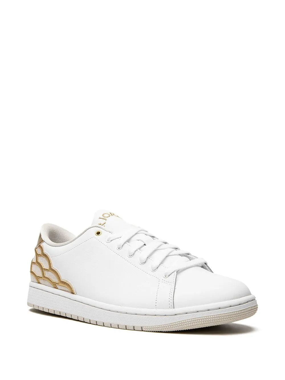 1 Centre Court White/Metallic Gold/Light Ore Sneakers