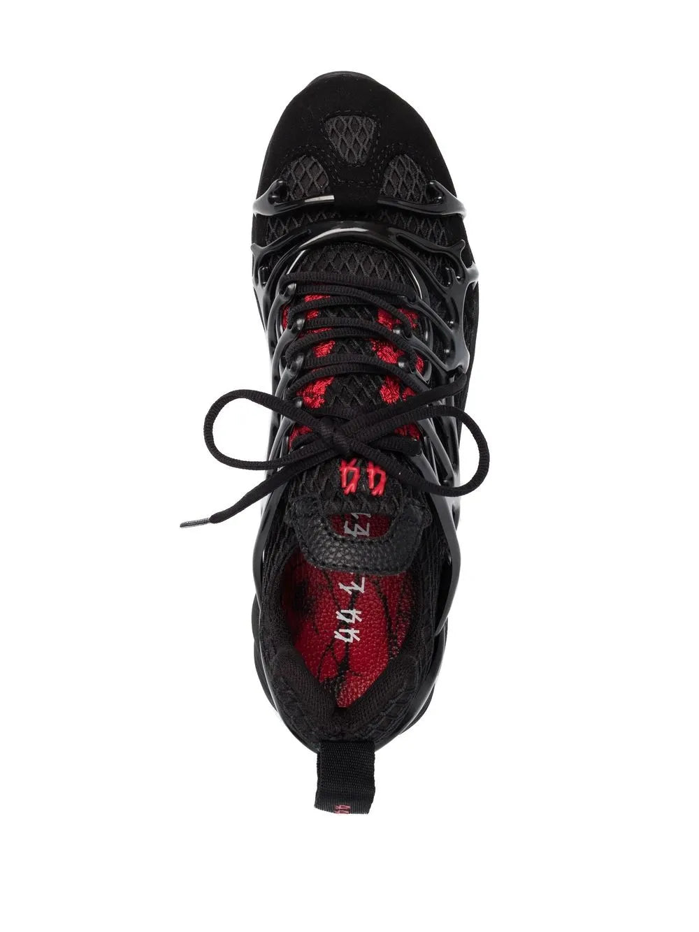 Mesh-Panelled Low-Top Sneakers