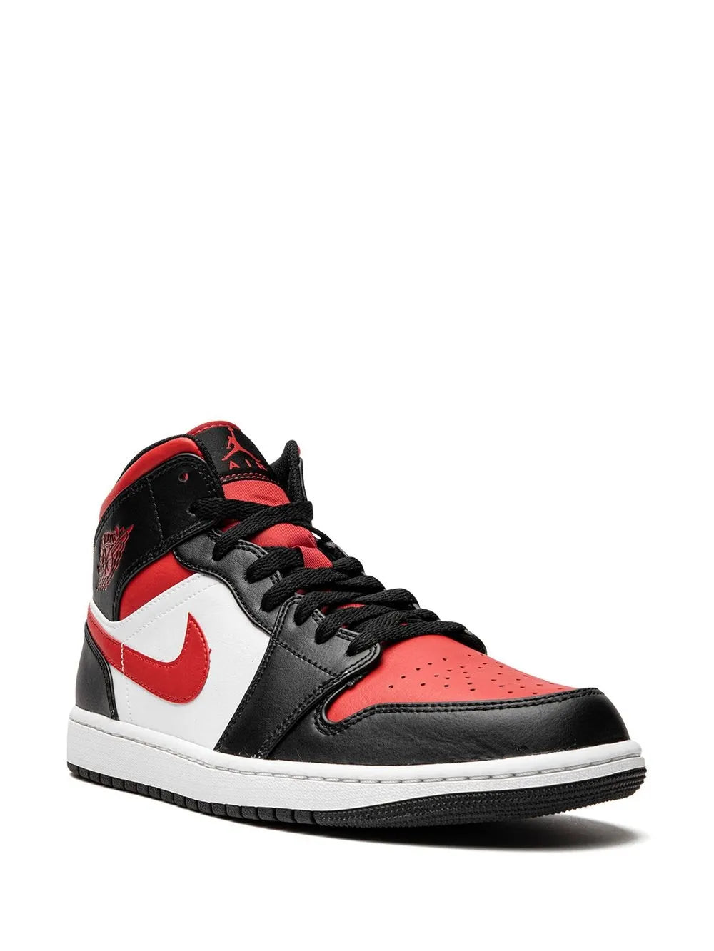 1 Mid Bred Toe Sneakers