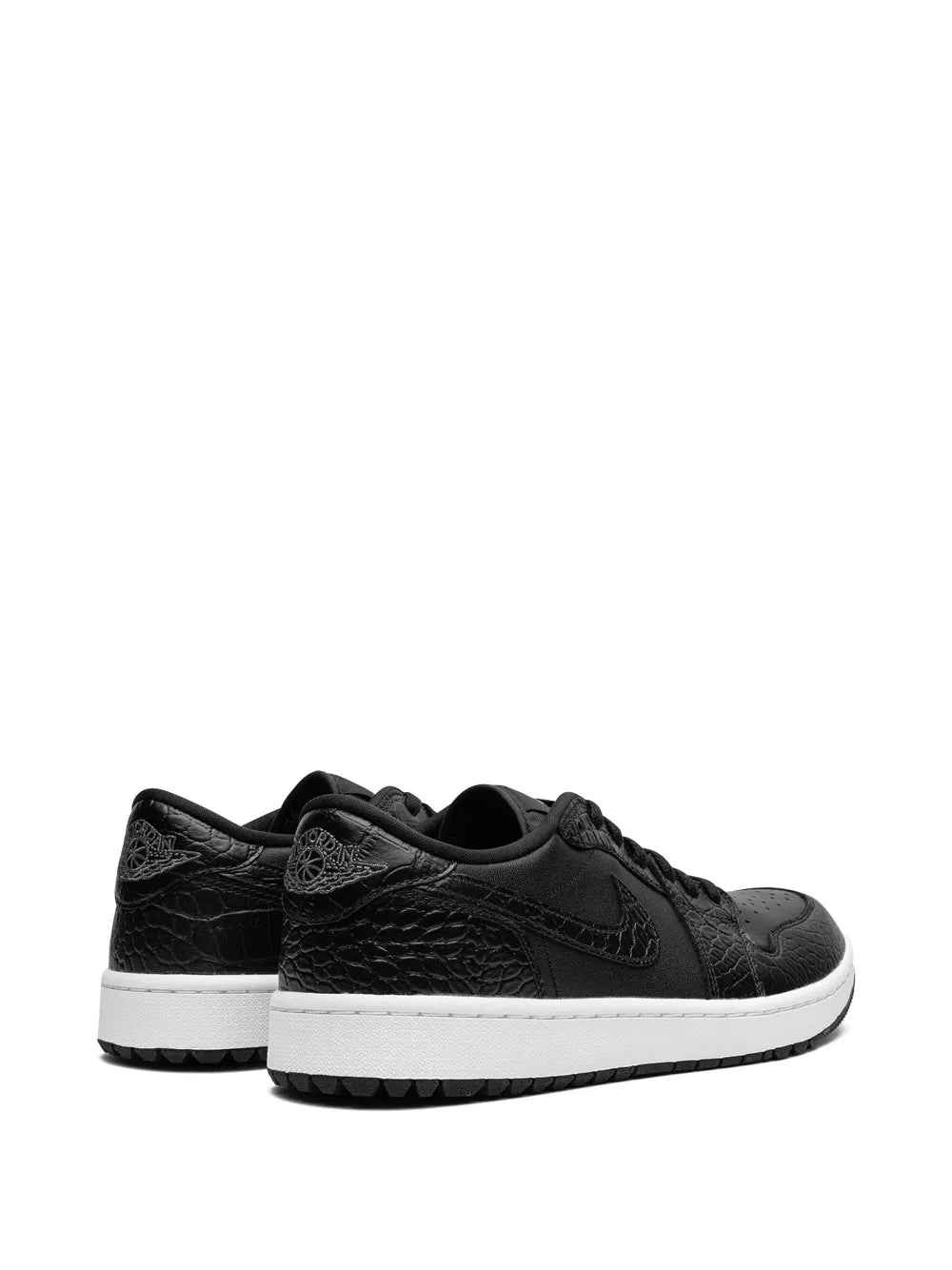 1 Golf Low Black Croc Sneakers