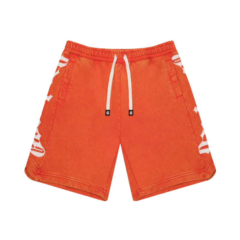 Godspeed 'Courtside' Orange Wash Shorts