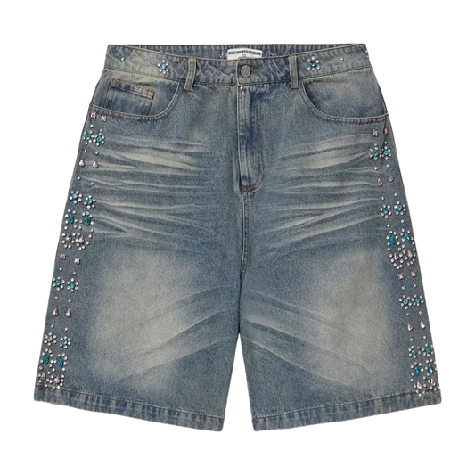 Vale Forever 'Candy' Blue Jean Shorts