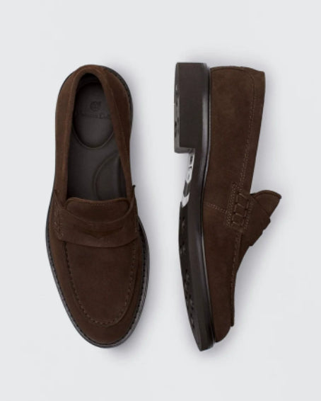 Business Formal Leather Casual Slip-On Loafers Flat Leather Shoes