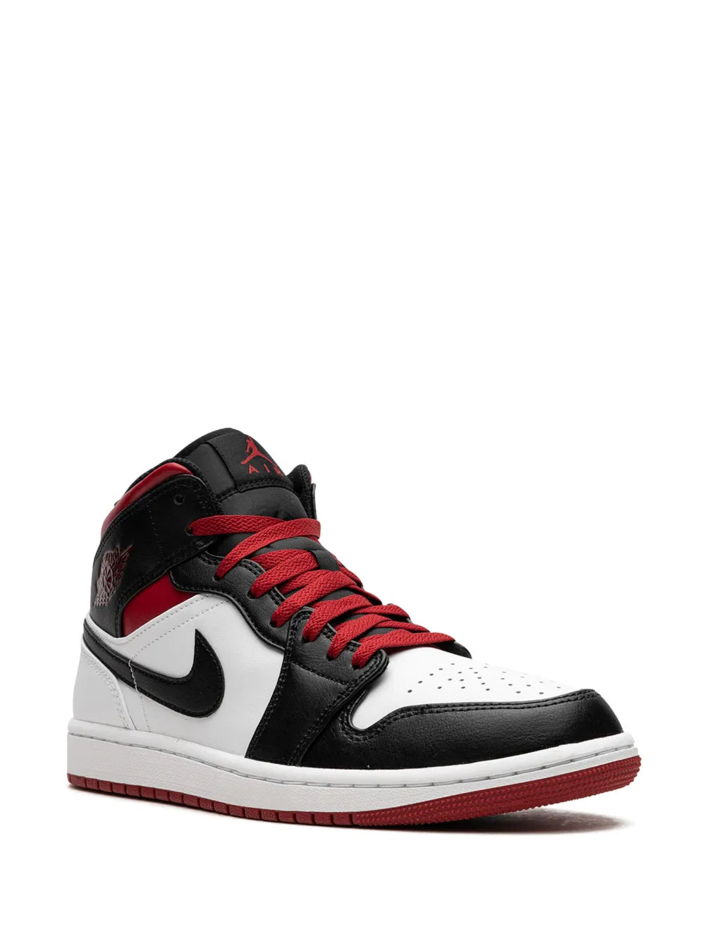 1 Mid Gym Red/Black Toe Sneakers