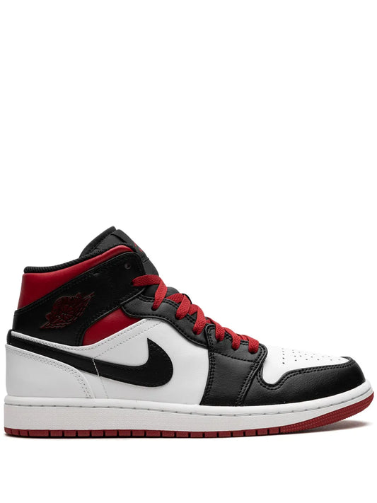1 Mid Gym Red/Black Toe Sneakers