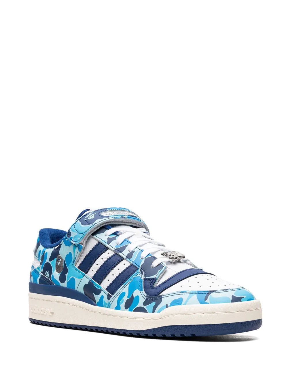 Forum 84 Low Bape 30Th Anniversary Blue Camo Sneakers