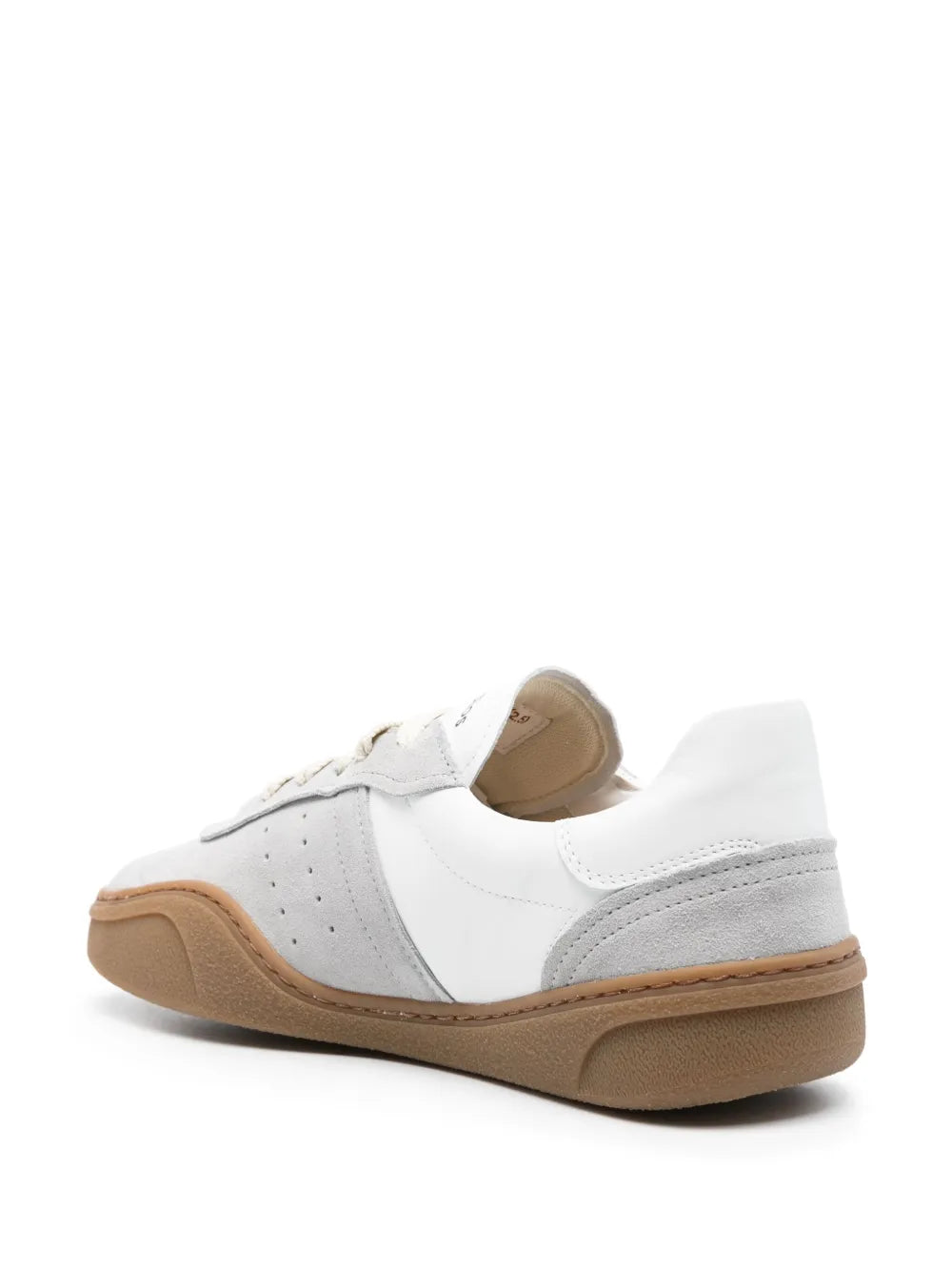 Panelled-Design Leather Sneakers