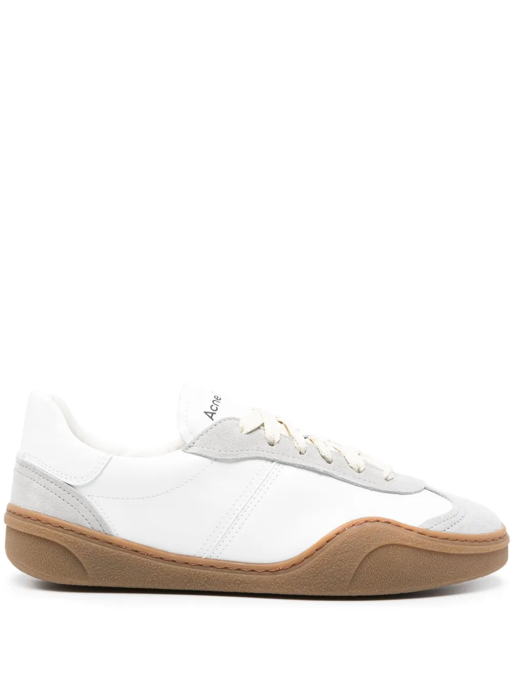 Panelled-Design Leather Sneakers