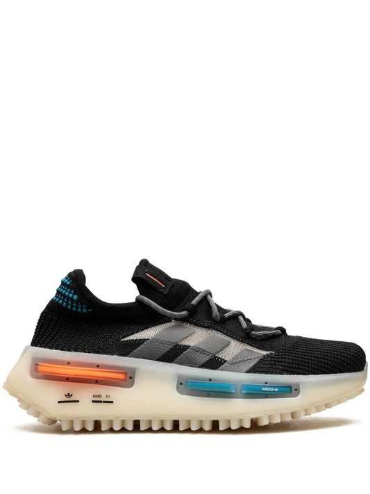 Nmd S1 adidas Nmd S1 Core Black Blue Orange Sneakers