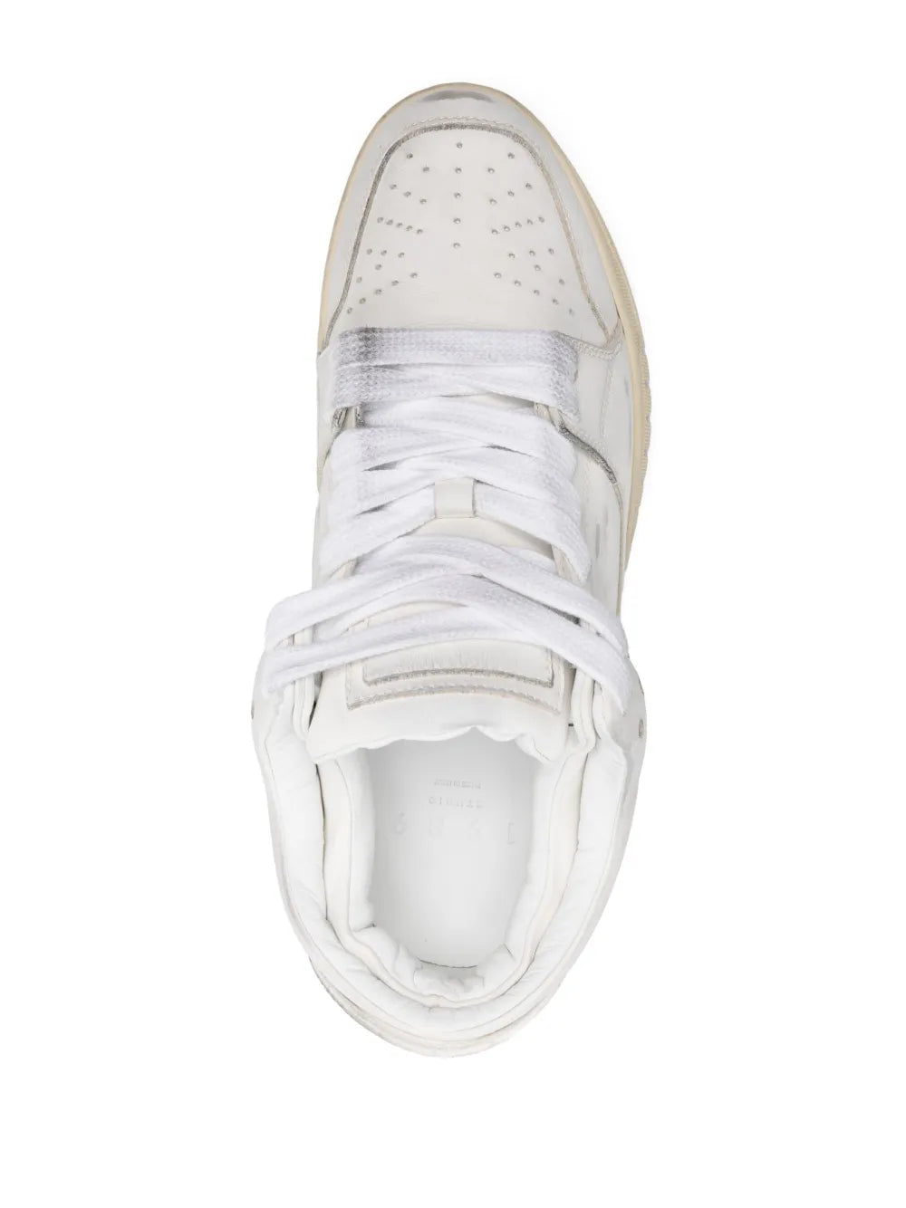 Vintage Dirty Leather Sneakers