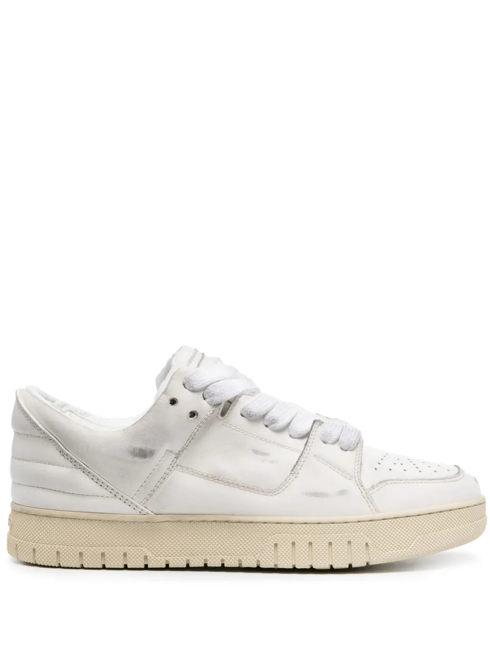 Vintage Dirty Leather Sneakers