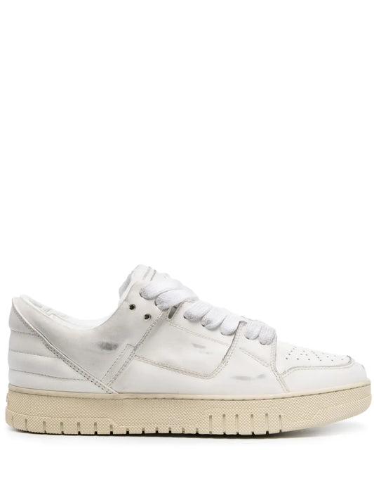 Vintage Dirty Leather Sneakers