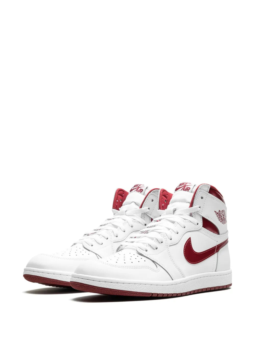 1 High 85 Metallic Burgundy Sneakers
