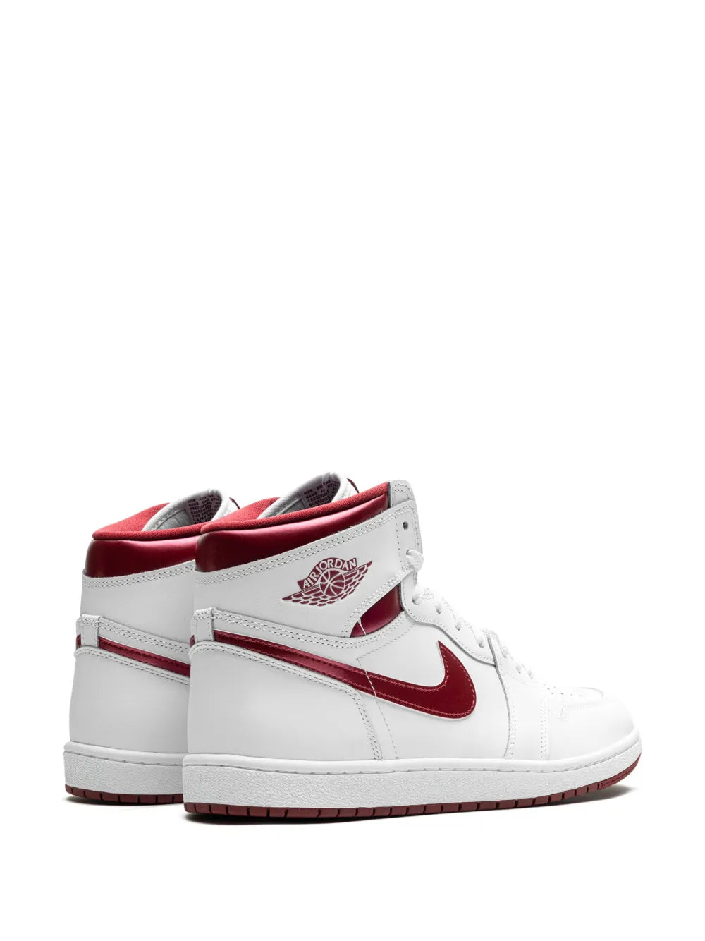 1 High 85 Metallic Burgundy Sneakers